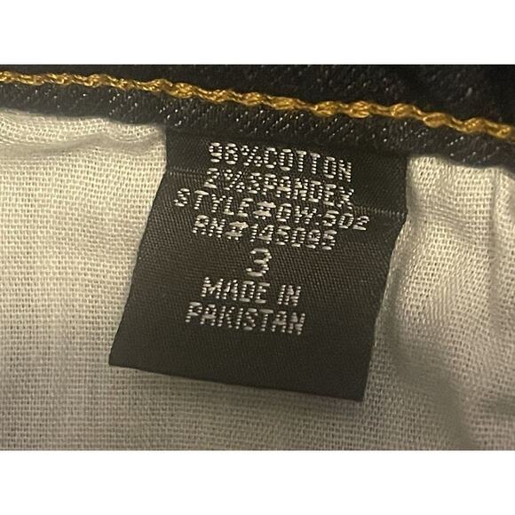 Fil Jeans Dark Washed Denim Patched Super Skinny Jeans Sz 3 (WAIST 27”) Len 29” - Picture 9 of 9